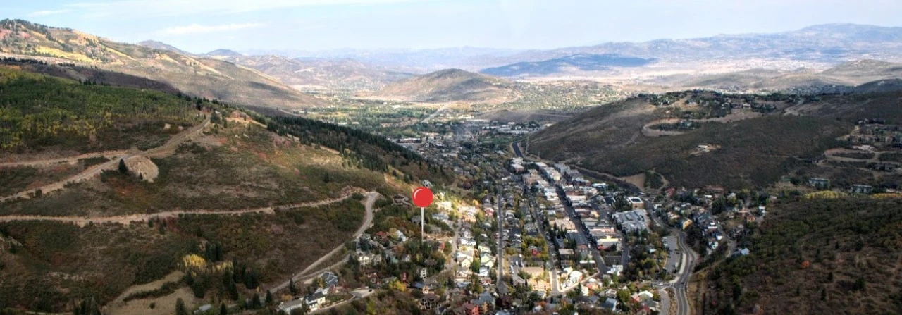 Aerial View of the Millsite Reservation Homes for Sale in Park City, Utah